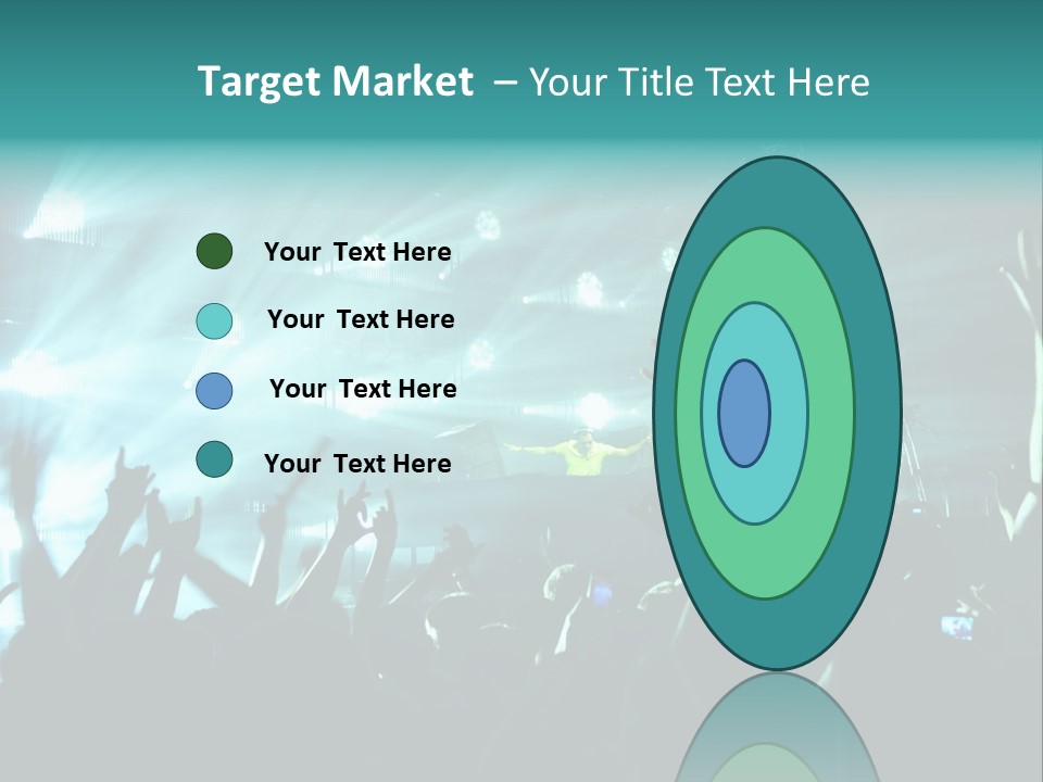 Fan Audience Techno PowerPoint Template