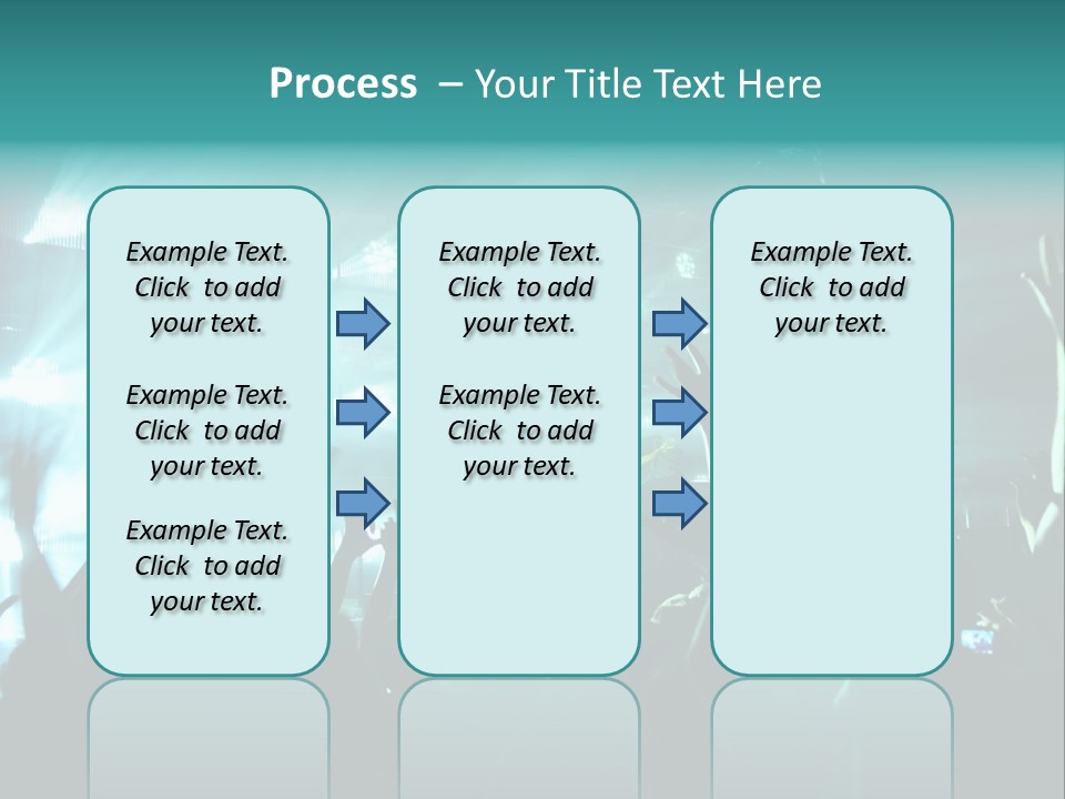 Fan Audience Techno PowerPoint Template