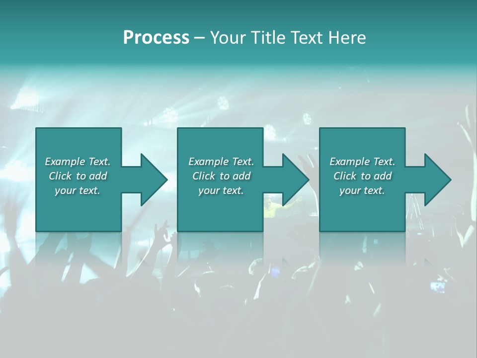 Fan Audience Techno PowerPoint Template