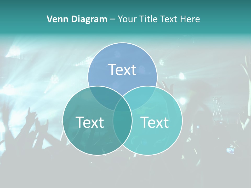 Fan Audience Techno PowerPoint Template