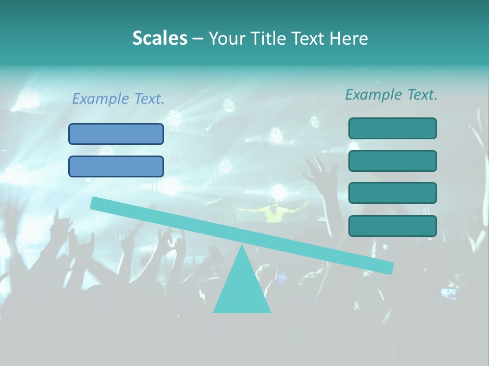 Fan Audience Techno PowerPoint Template