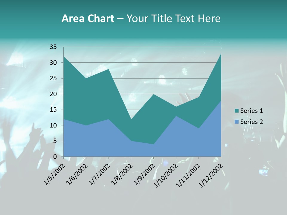 Fan Audience Techno PowerPoint Template