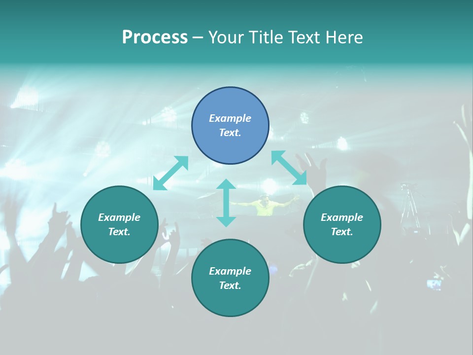 Fan Audience Techno PowerPoint Template