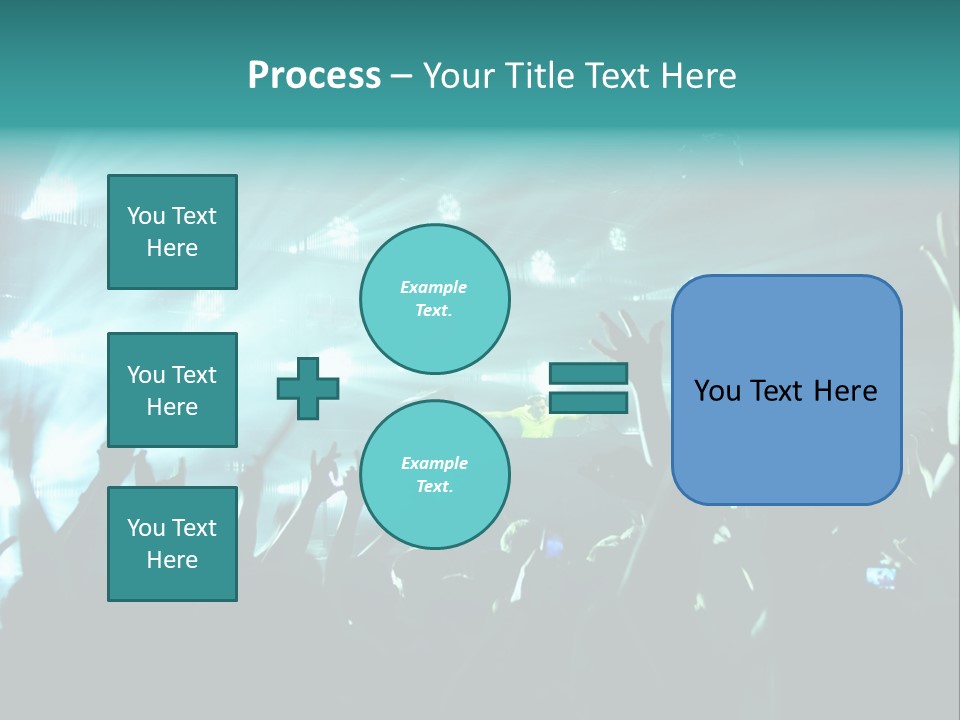 Fan Audience Techno PowerPoint Template