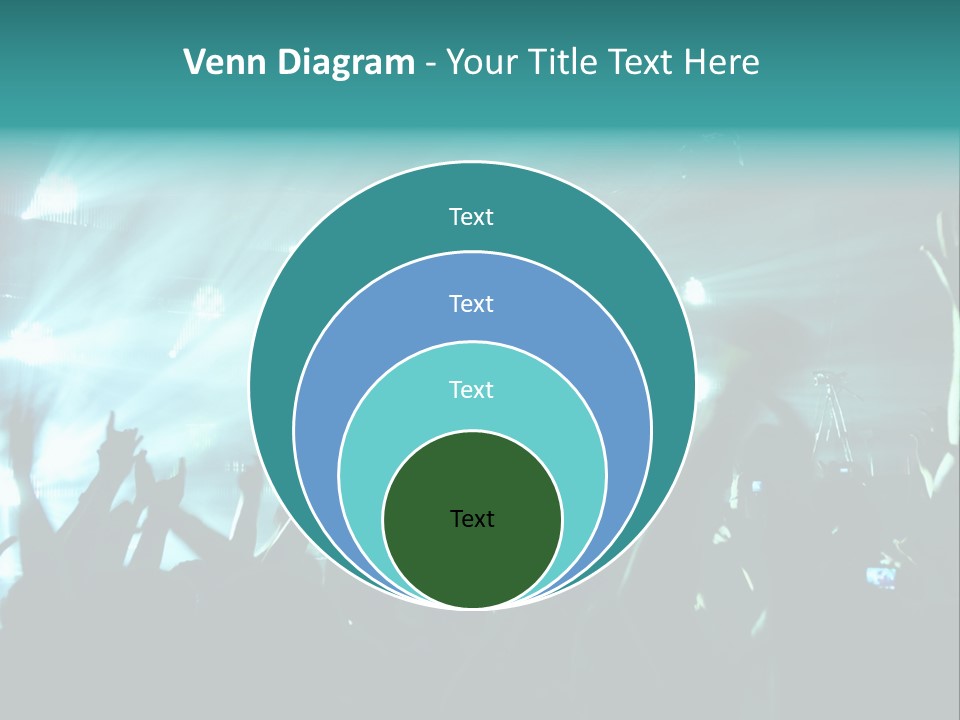 Fan Audience Techno PowerPoint Template