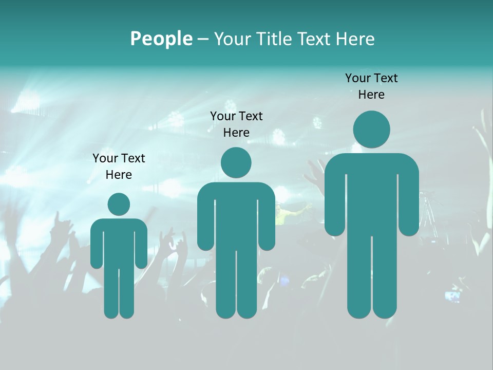 Fan Audience Techno PowerPoint Template
