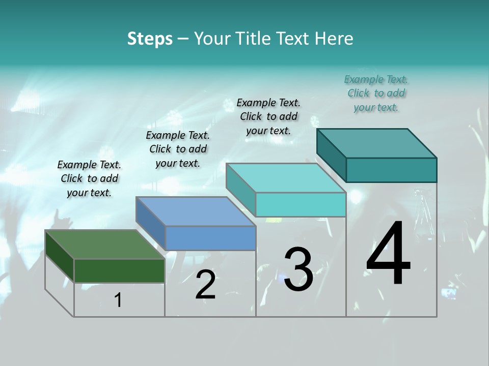 Fan Audience Techno PowerPoint Template