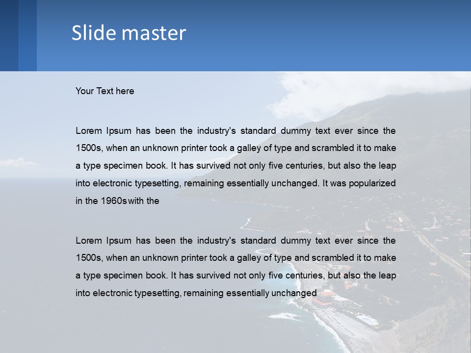 Sky Italy View PowerPoint Template
