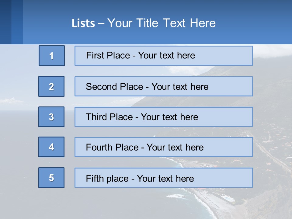 Sky Italy View PowerPoint Template