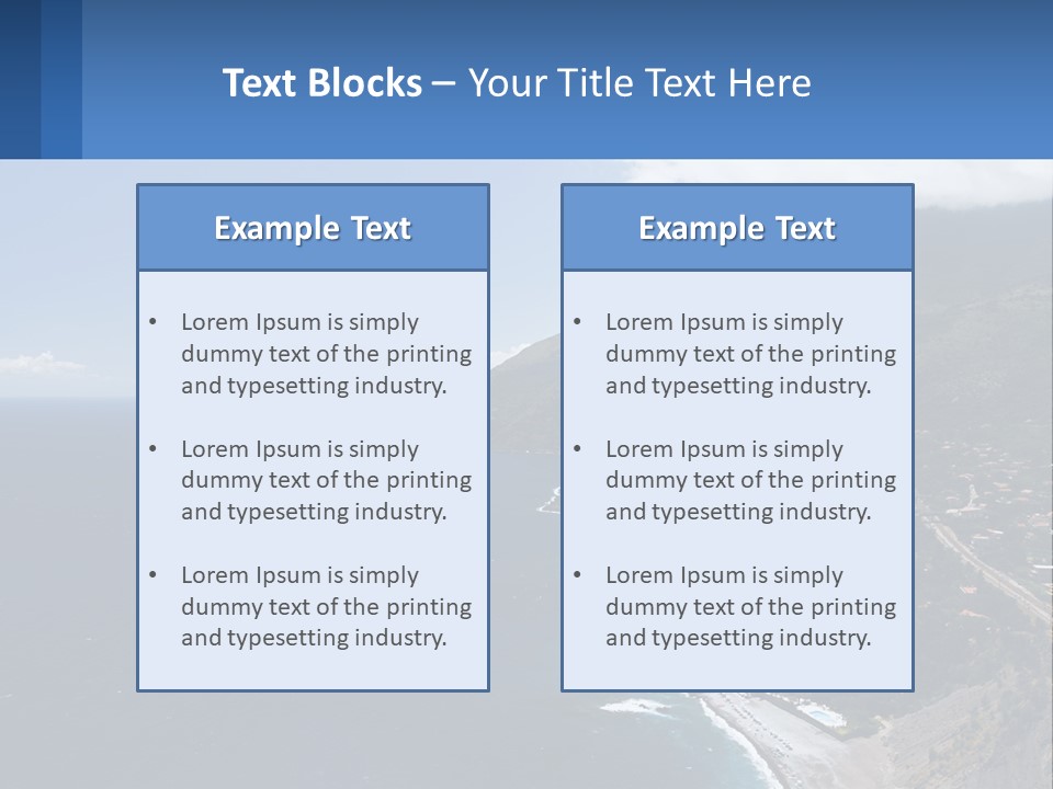 Sky Italy View PowerPoint Template