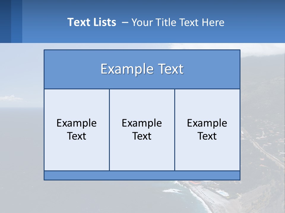 Sky Italy View PowerPoint Template