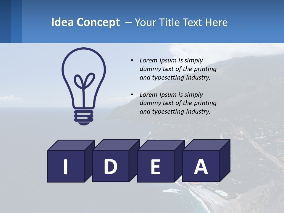 Sky Italy View PowerPoint Template