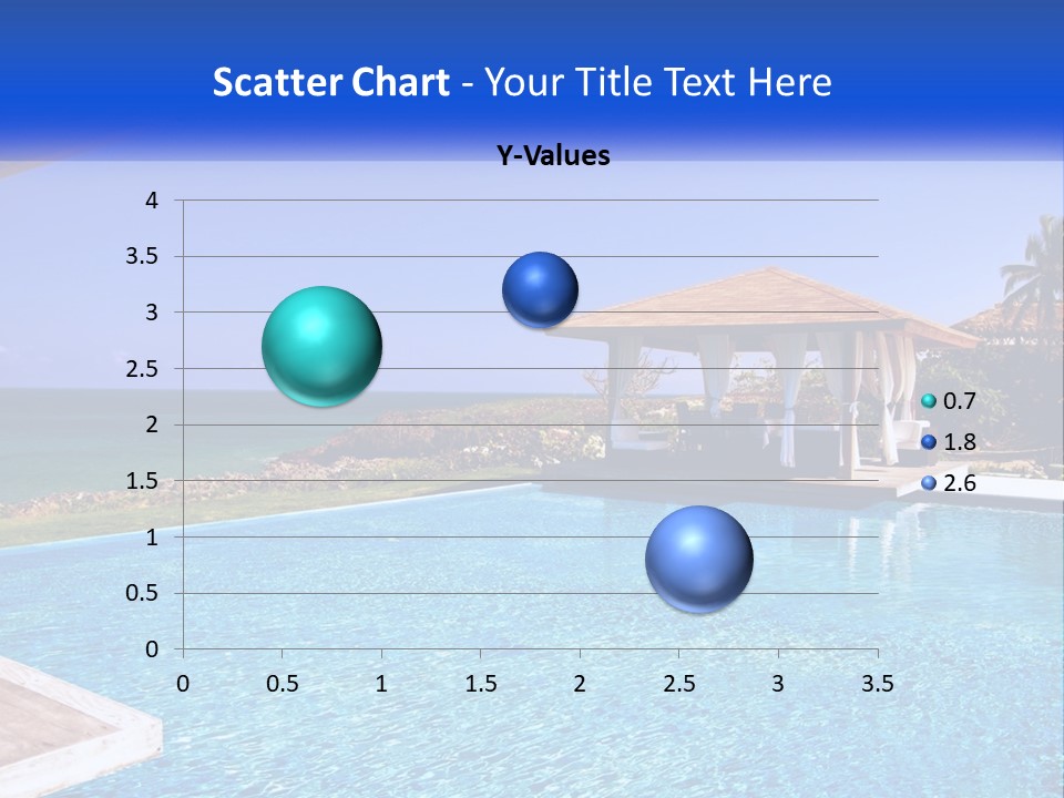 Pool Relaxation Cloud PowerPoint Template