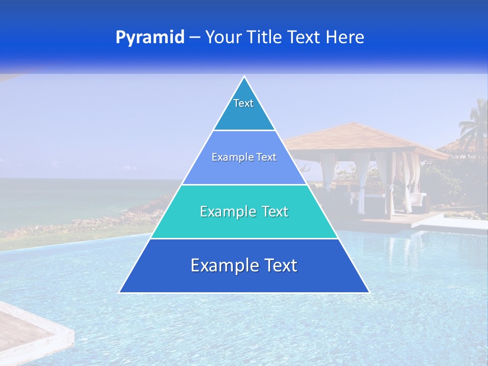 Pool Relaxation Cloud PowerPoint Template