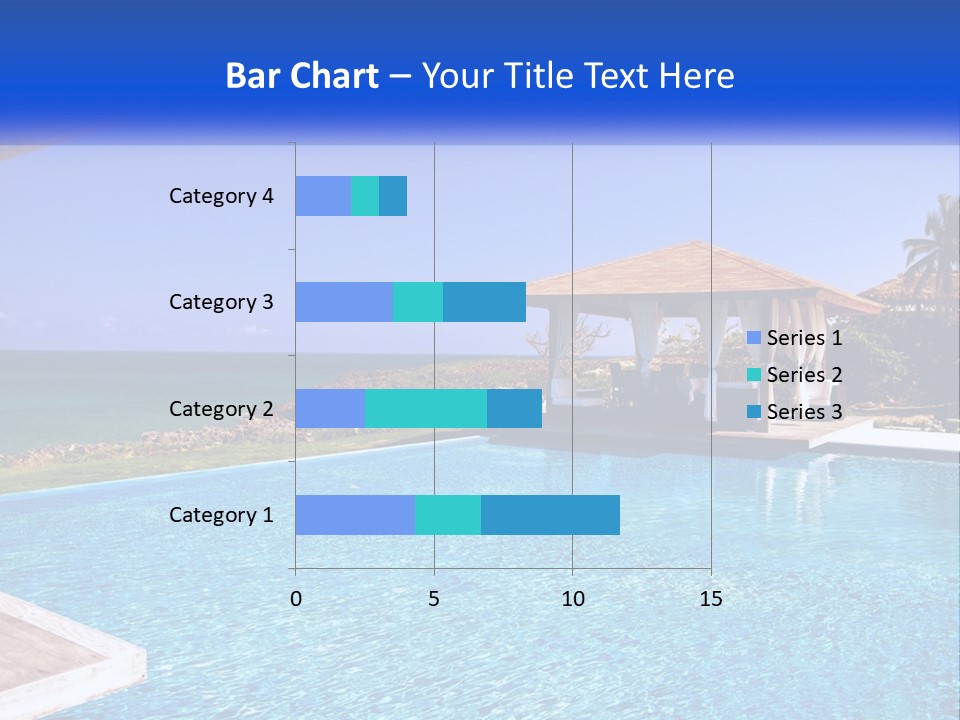 Pool Relaxation Cloud PowerPoint Template
