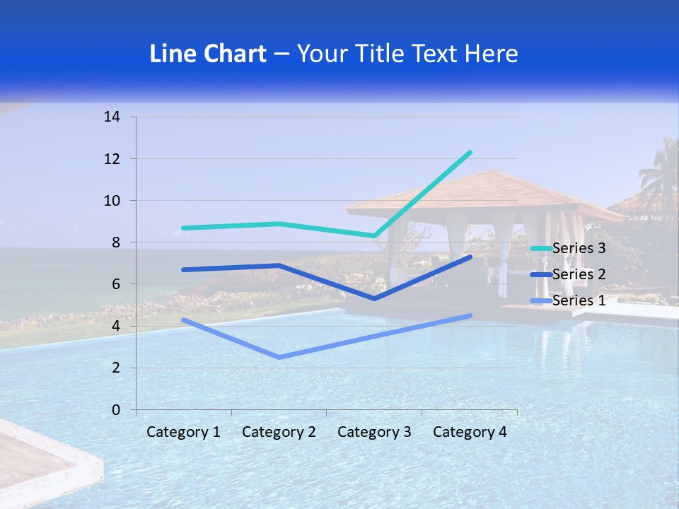 Pool Relaxation Cloud PowerPoint Template