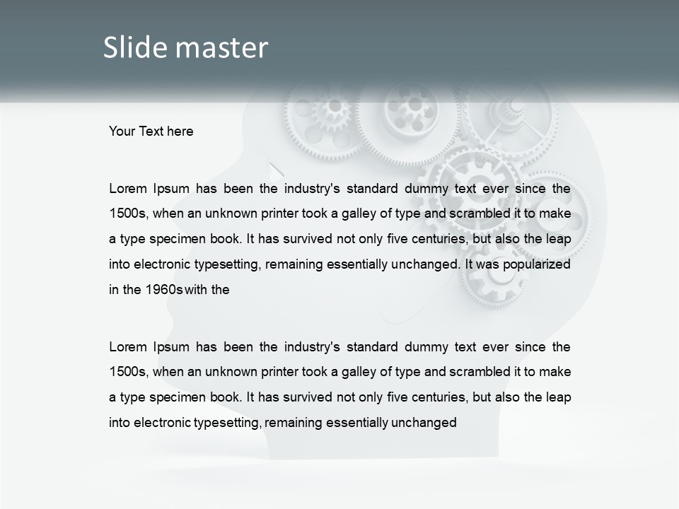 Machine Sign Anatomy PowerPoint Template