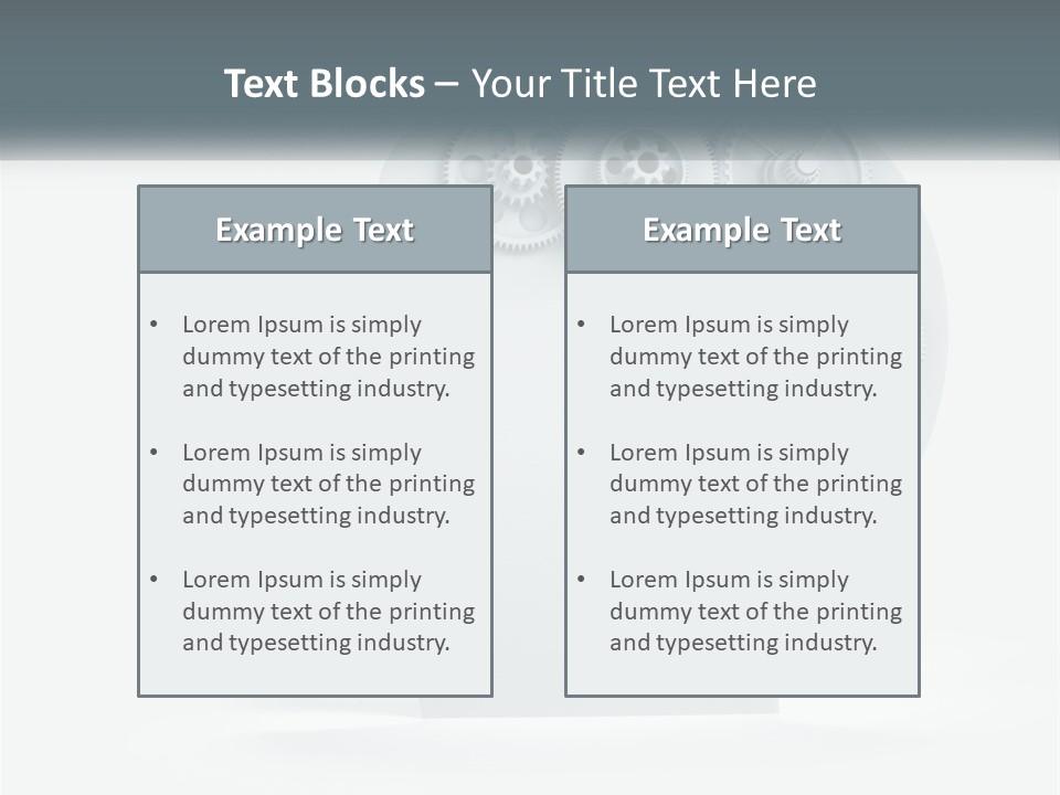 Machine Sign Anatomy PowerPoint Template