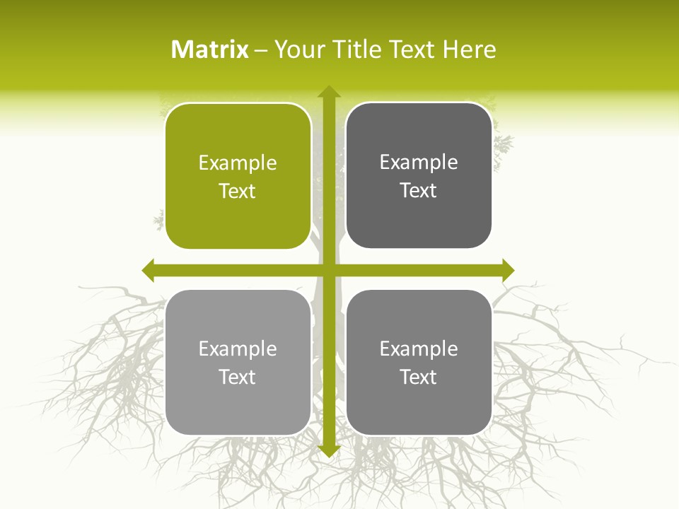 Power Summer Root PowerPoint Template