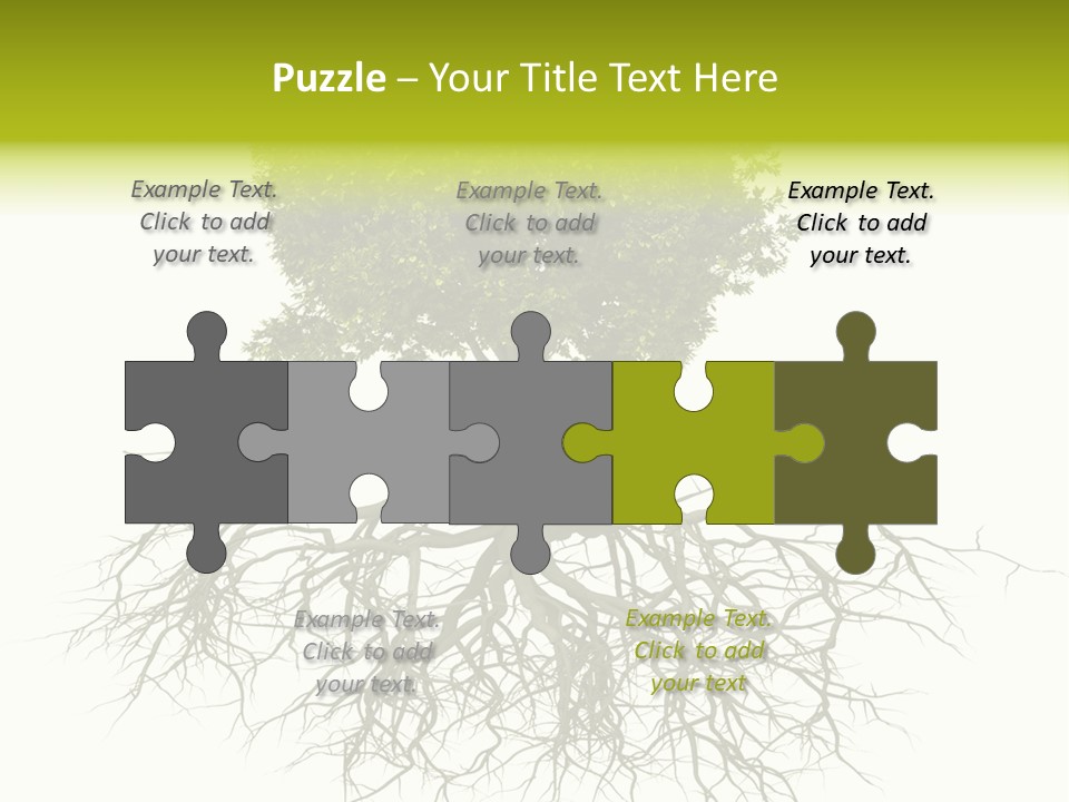 Power Summer Root PowerPoint Template