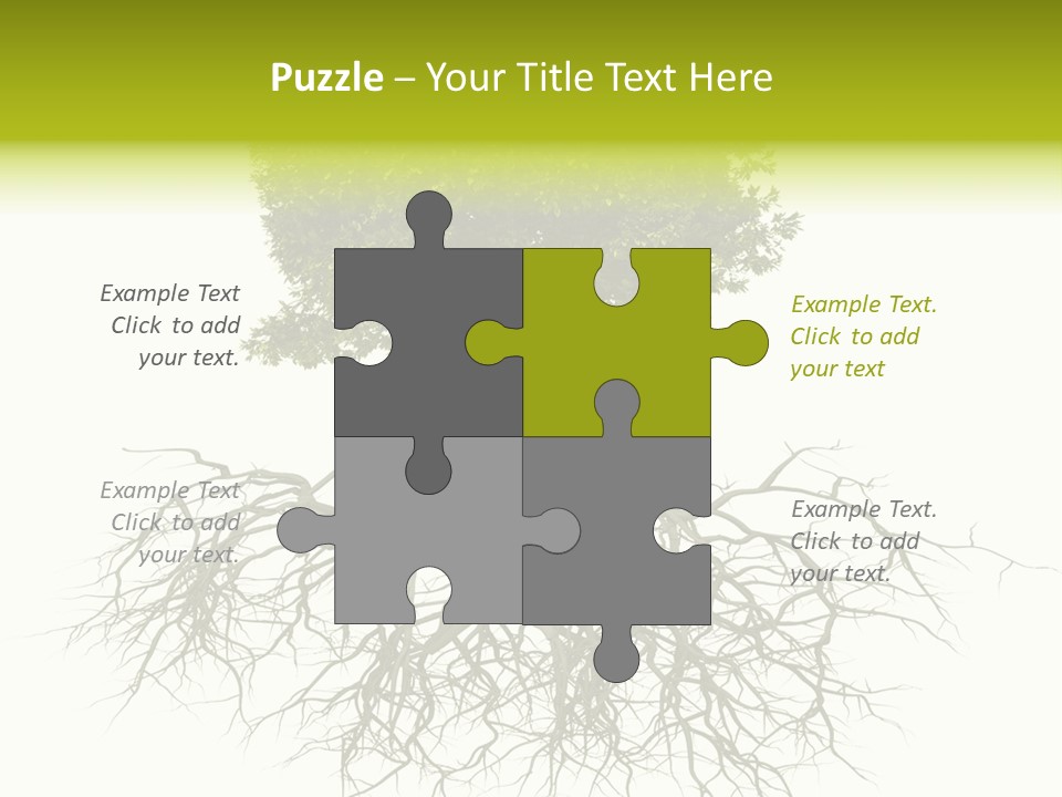 Power Summer Root PowerPoint Template