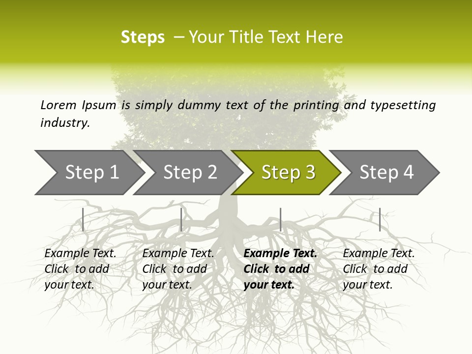 Power Summer Root PowerPoint Template