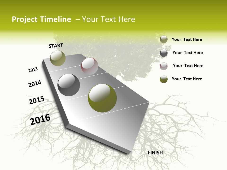 Power Summer Root PowerPoint Template