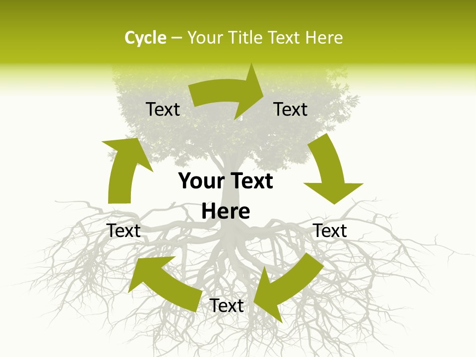Power Summer Root PowerPoint Template