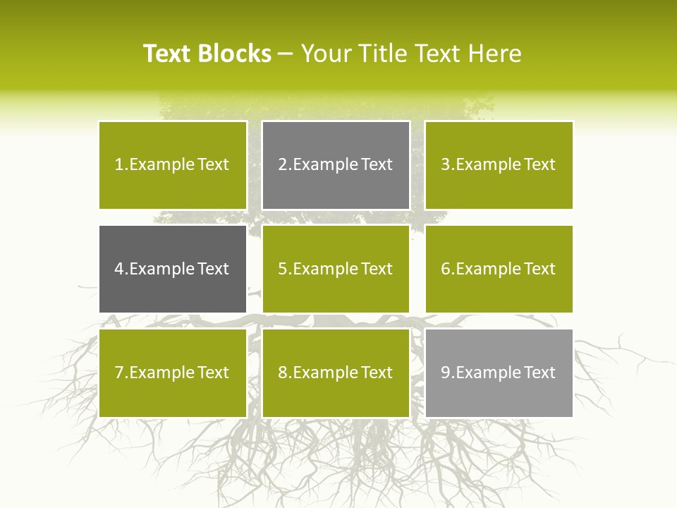 Power Summer Root PowerPoint Template