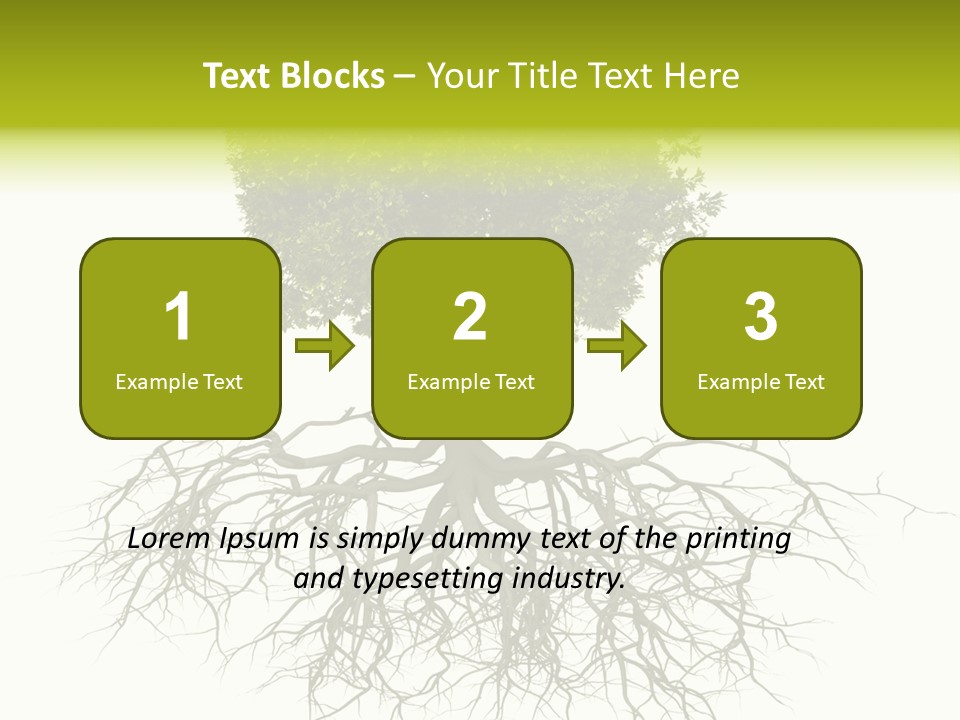 Power Summer Root PowerPoint Template