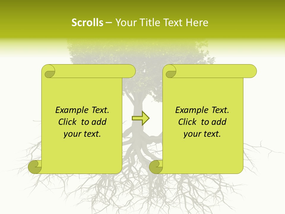 Power Summer Root PowerPoint Template