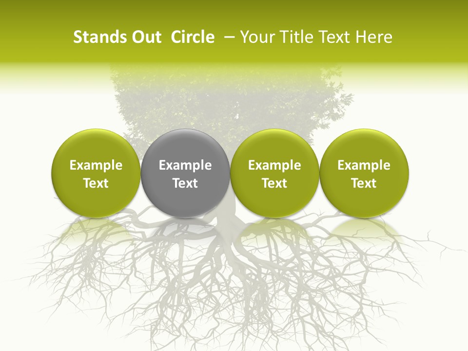 Power Summer Root PowerPoint Template