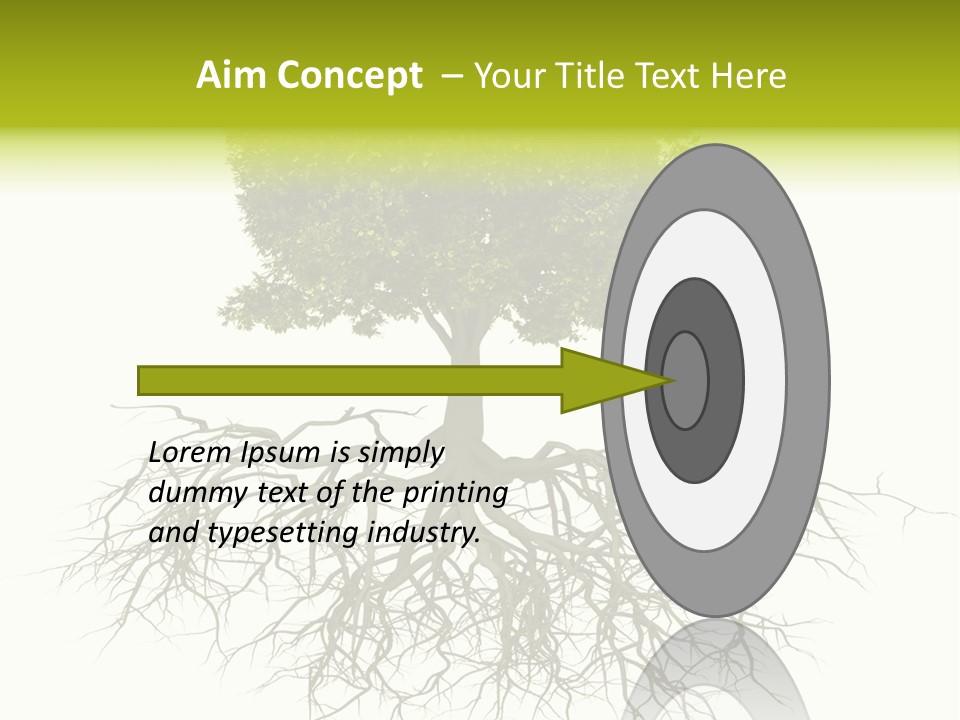 Power Summer Root PowerPoint Template