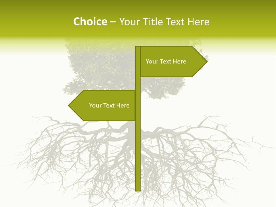 Power Summer Root PowerPoint Template