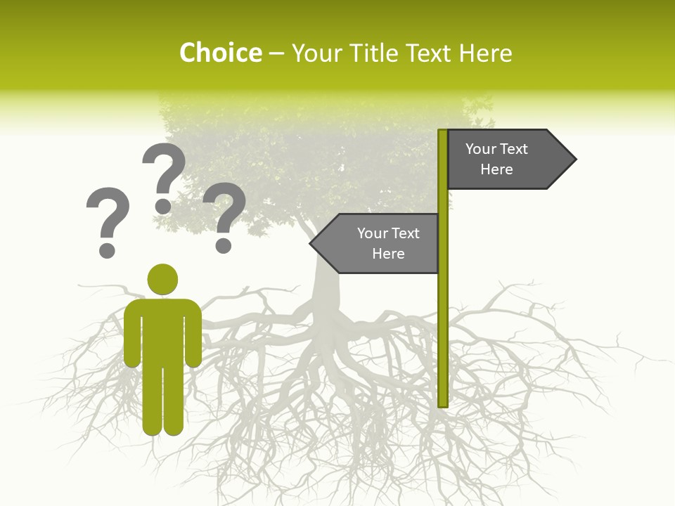 Power Summer Root PowerPoint Template