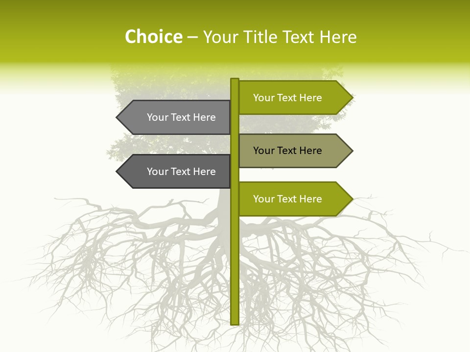 Power Summer Root PowerPoint Template