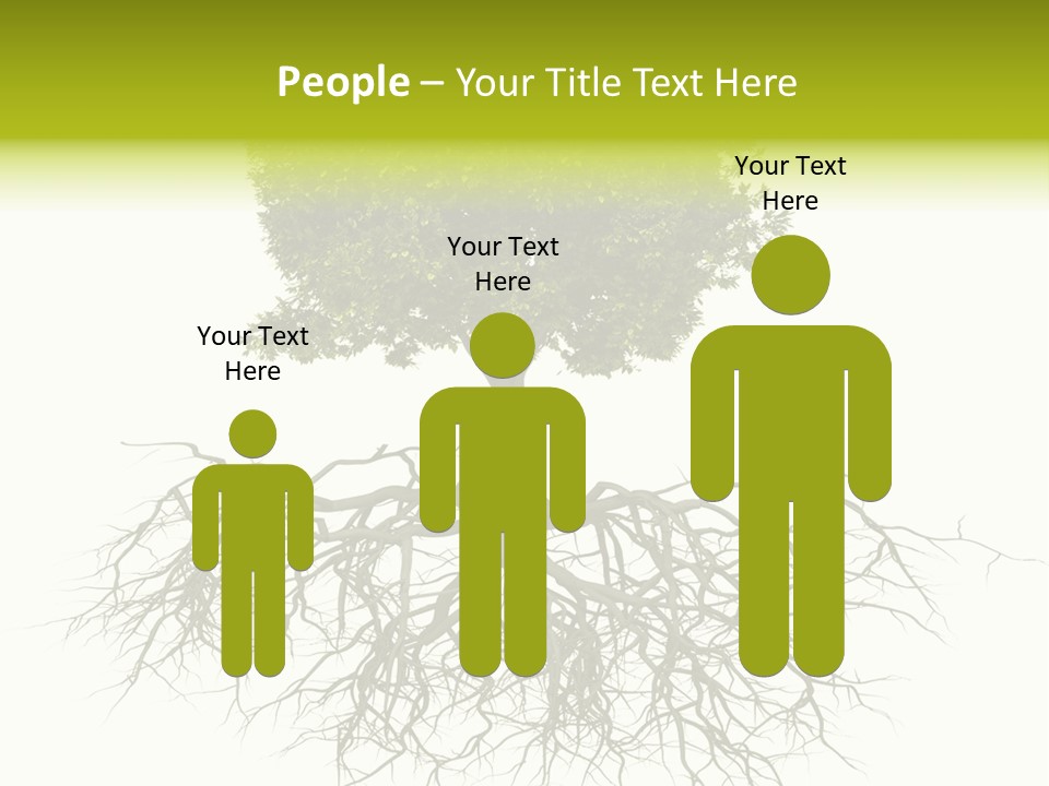 Power Summer Root PowerPoint Template