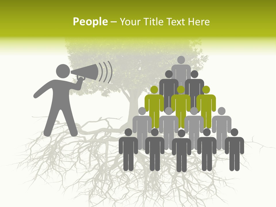 Power Summer Root PowerPoint Template