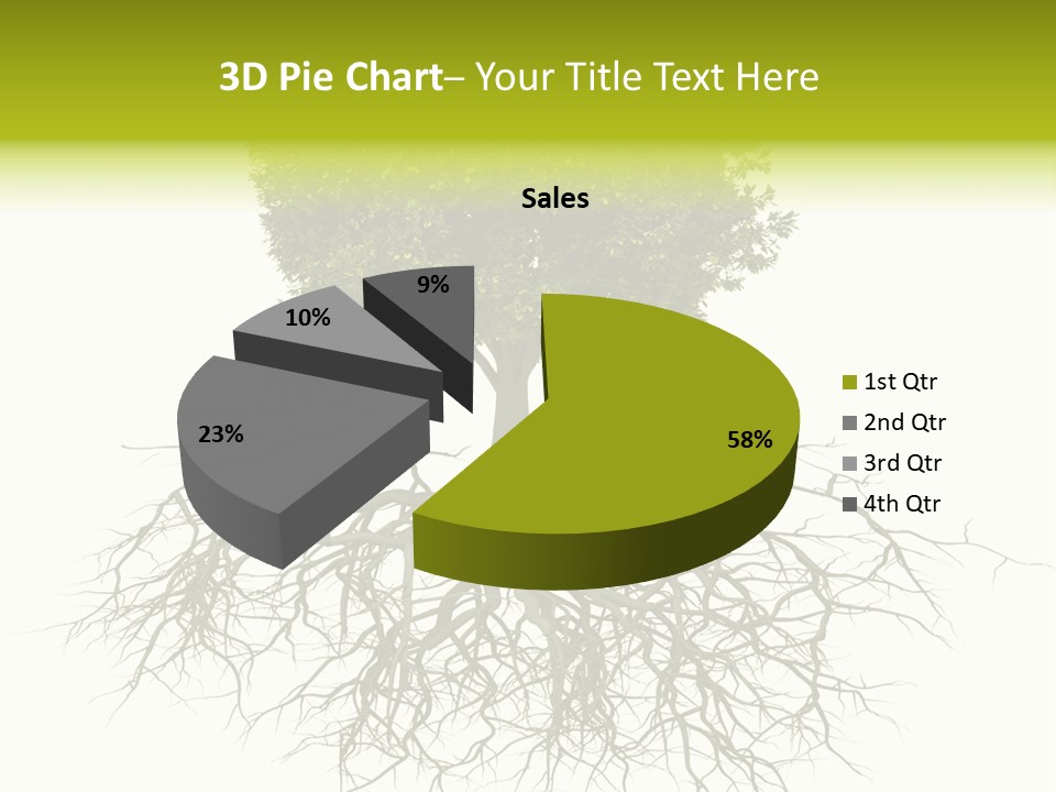 Power Summer Root PowerPoint Template