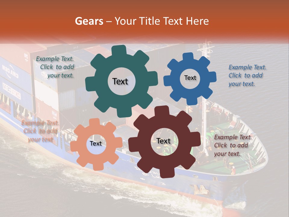 Weight Bulk Boat PowerPoint Template
