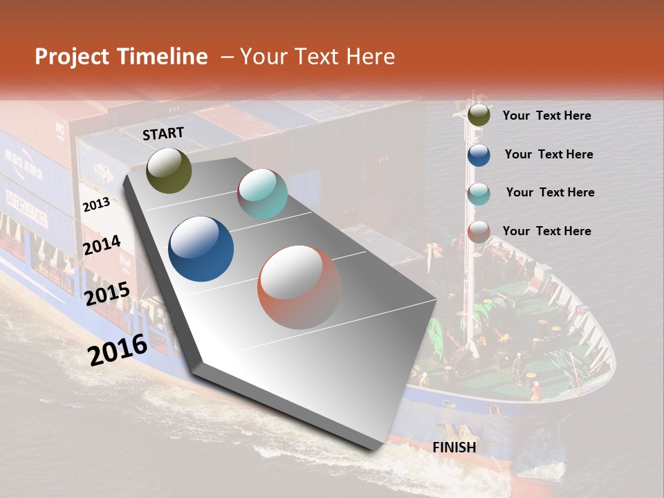 Weight Bulk Boat PowerPoint Template