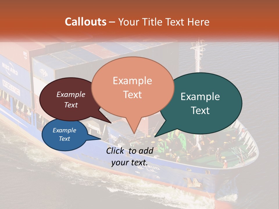 Weight Bulk Boat PowerPoint Template