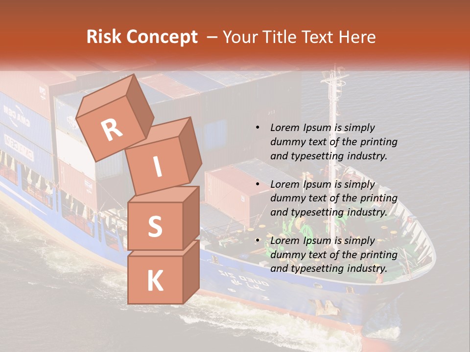 Weight Bulk Boat PowerPoint Template