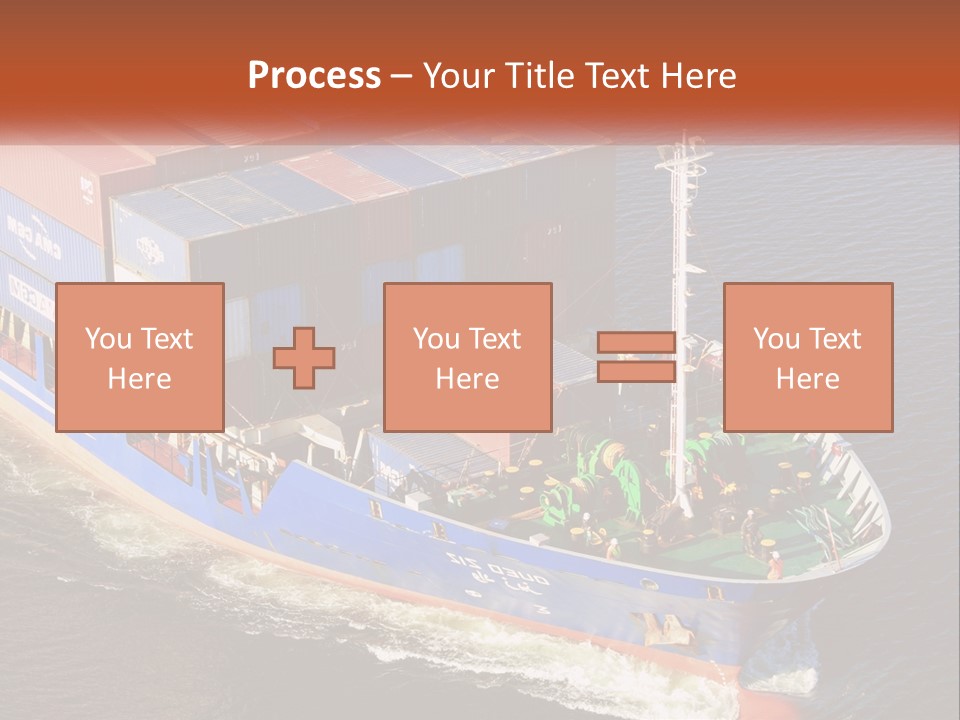 Weight Bulk Boat PowerPoint Template