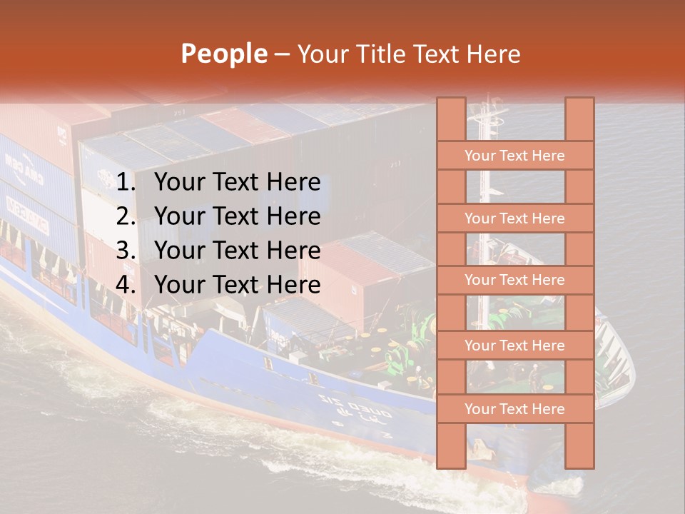 Weight Bulk Boat PowerPoint Template