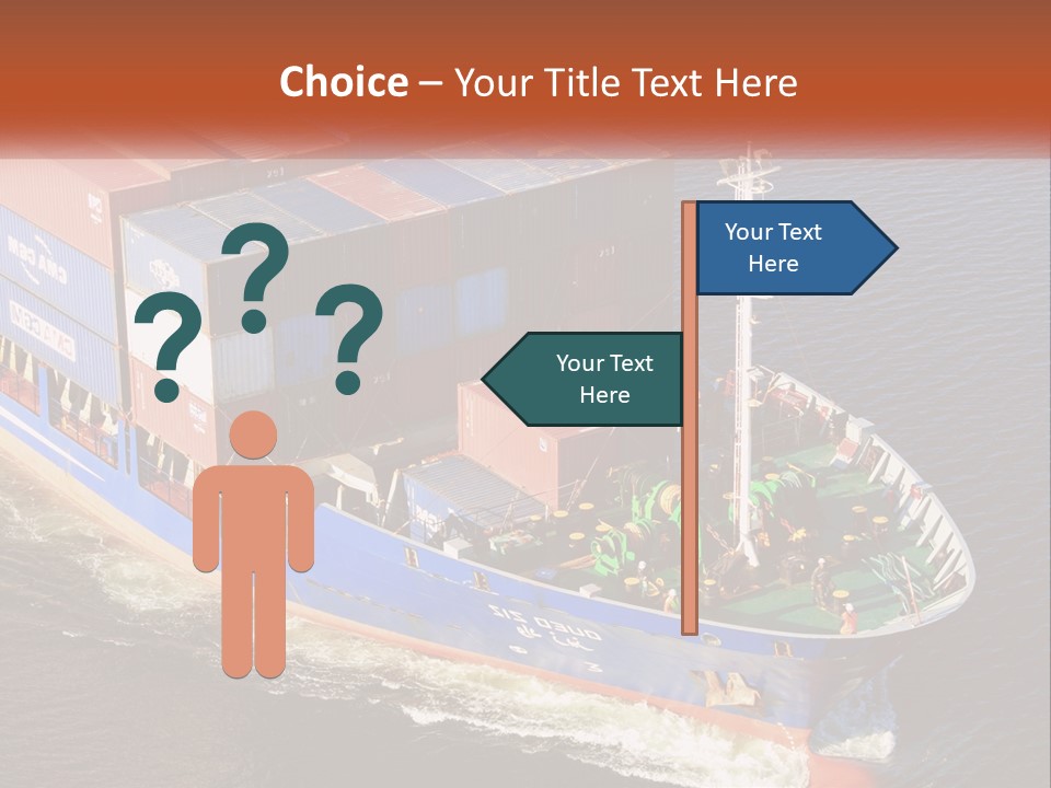 Weight Bulk Boat PowerPoint Template