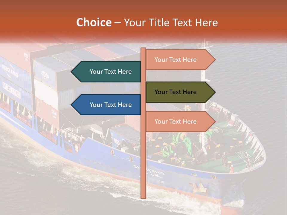 Weight Bulk Boat PowerPoint Template