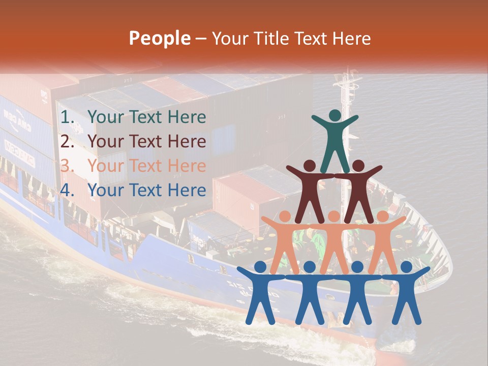 Weight Bulk Boat PowerPoint Template