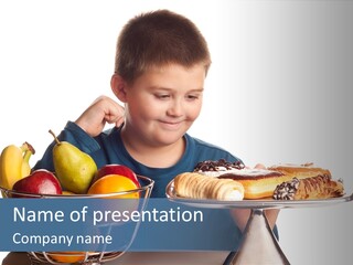 Fat Diet Unhealthy PowerPoint Template