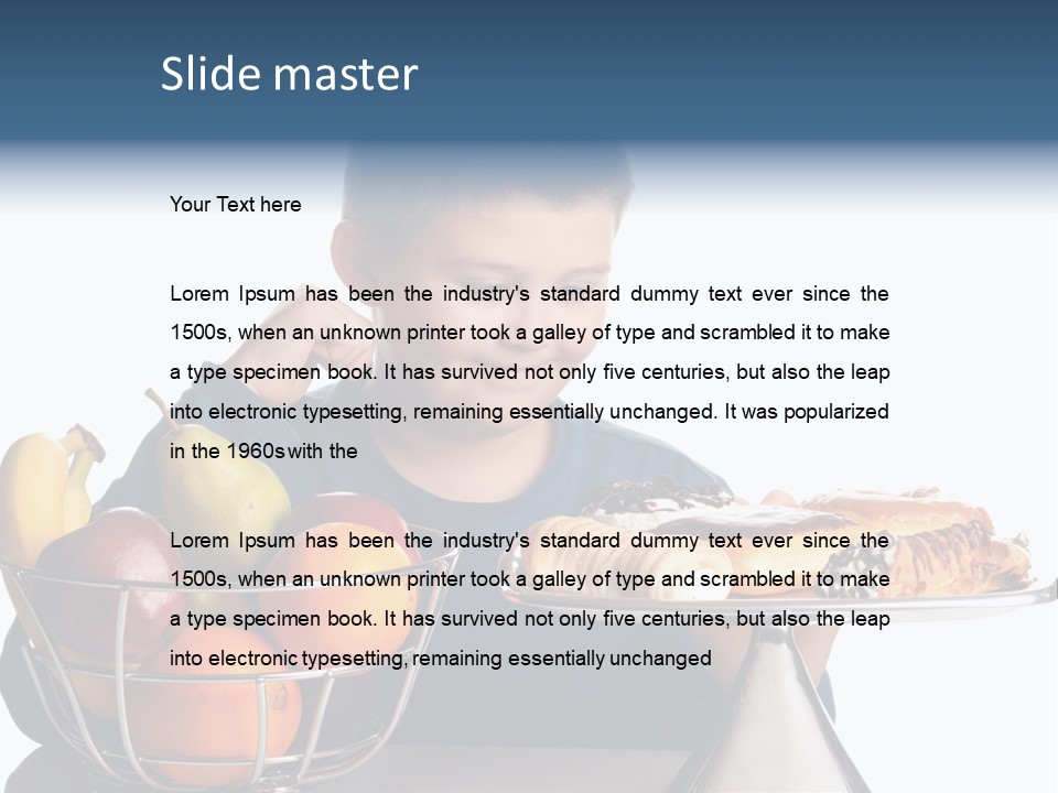 Fat Diet Unhealthy PowerPoint Template